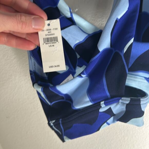 OFFLINE by Aerie Real Me Ruched Sports Bra - Blue Breeze NWT Size Medium - Picture 6 of 6